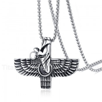 Men's Titanium Pendant Wings Flying PN-844S