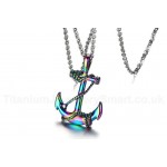 Men's Titanium Pendant Anchor Anchor PN-461