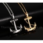 Men's Titanium Pendant Anchor Anchor PN-461