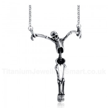 Men's Titanium Pendant Skull PN-230