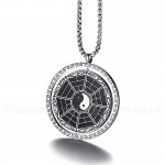 Men's Titanium Pendant 55 mm Bagua Rotatable PN-877S