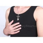 Men's Titanium Pendant Cross Anchor Cross PN-310