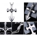 Men's Titanium Pendant Cross Anchor Cross PN-310