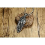 Men's Titanium Pendant Eye Feather PN-991