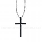 Men's Titanium Pendant 45 mm Cross PN-620