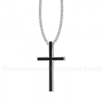 Men's Titanium Pendant 45 mm Cross PN-620