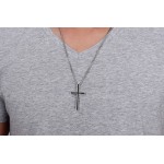 Men's Titanium Pendant 45 mm Cross PN-620