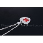 Unisex Titanium Pendant Medical ID PN-589