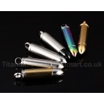 Men's Titanium Pendant Bullet PN-027GG