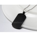 Men's Titanium Pendant Black PN-004