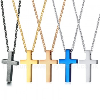 Unisex Titanium Pendant Multi Colours Cross PN-241