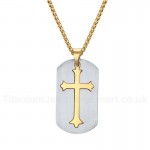 Men's Titanium Pendant 45 mm Cross PN-624