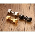 Men's Titanium Pendant Dumbbell Sport PN-558