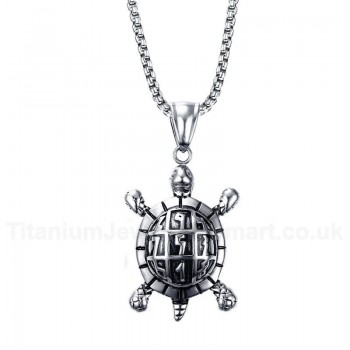 Men's Titanium Pendant 36 mm Tortoise PN-709