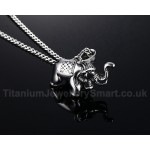 Men's Titanium Pendant Elephant PN-568