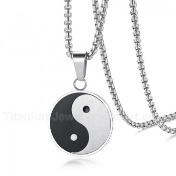 Unisex Titanium Pendant Bagua PN-602