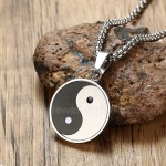 Unisex Titanium Pendant Bagua PN-602