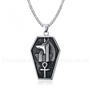 Men's Titanium Pendant Anubis The Ankh PN-781S