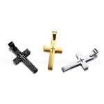 Men's Titanium Pendant Cross Multi Colours Bible PN-871