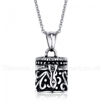 Unisex Titanium Pendant Openable PN-279