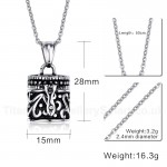 Unisex Titanium Pendant Openable PN-279