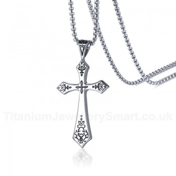 Men's Titanium Pendant Cross PN886S