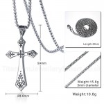 Men's Titanium Pendant Cross PN886S