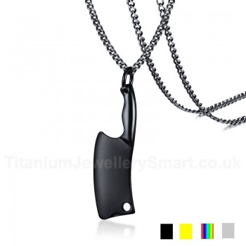 Men's Titanium Pendant Kitchen Knife Multi Colours PN-893