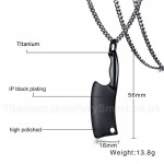 Men's Titanium Pendant Kitchen Knife Multi Colours PN-893