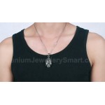 Men's Titanium Pendant Buddha Statue PN-289