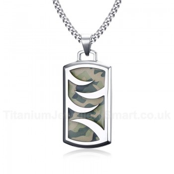 Men's Titanium Pendant Camo PN-819