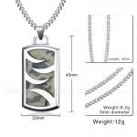 Men's Titanium Pendant Camo PN-819