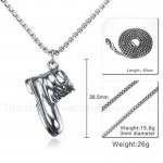 Men's Titanium Pendant Boot 38.5 mm PN-768S