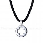 Men's Tungsten Pendant Tungsten Round Hollow Cross PN-750