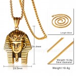 Men's Titanium Pendant Pharaoh Mask PN885