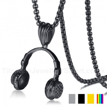 Men's Titanium Pendant 34 mm Headset PN-718S