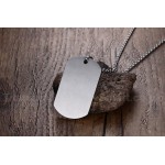 Unisex Titanium Pendant Rainbow Rainbow Dog Tag P PN-005