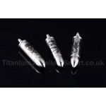 Men's Titanium Pendant Bullet PN-456