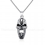 Men's Titanium Pendant Punk Skull 43 mm PN-182