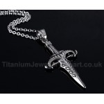 Unisex Titanium Pendant Sword PN-516