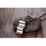 Unisex Titanium Pendant Multi Colours Crystal