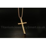 Men's Titanium Pendant 63 mm Chinese Dragon Cross PN-622