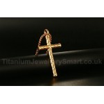 Men's Titanium Pendant 63 mm Chinese Dragon Cross PN-622