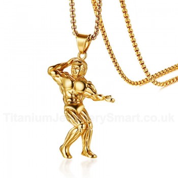 Men's Titanium Pendant Muscle Sport PN-959G