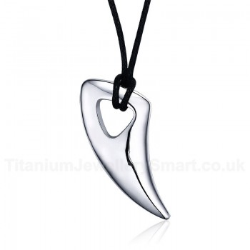 Men's Titanium Pendant Horn Wolf's Fangs PN-030