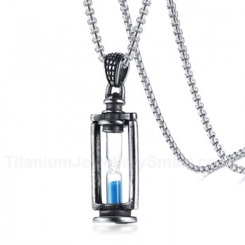 Men's Titanium Pendant Sandglass PN1097