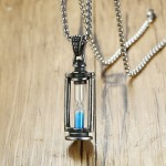 Men's Titanium Pendant Sandglass PN1097