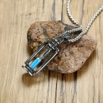 Men's Titanium Pendant Sandglass PN1097