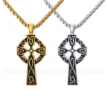 Men's Titanium Pendant 62 mm Cross PN-787