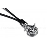 Men's Titanium Pendant Snake Black PN-850